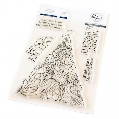 PINKFRESH STUDIO - Festive Foliage Tree Stamp