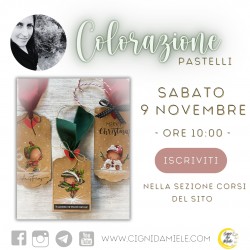 CORSO COLORAZIONE MATITE - ON LINE - SAB.  9 NOV.  ORE 10:00